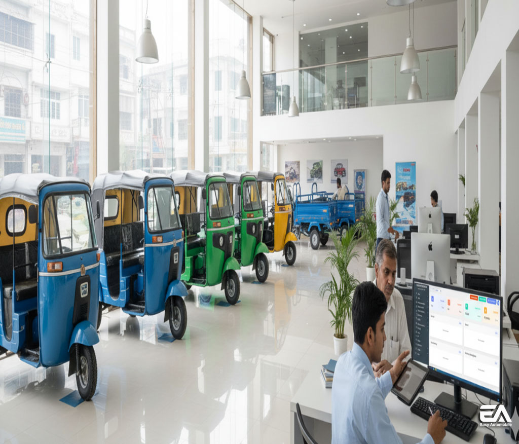 three wheeler showroom management software