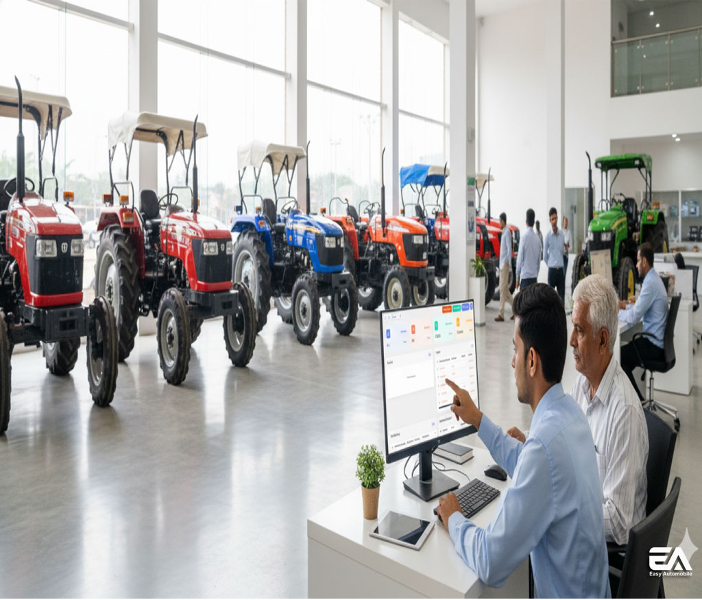 tractor showroom management software